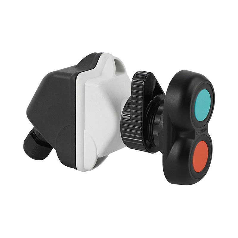 B-type board rear cable type increased safety explosion-proof double key button